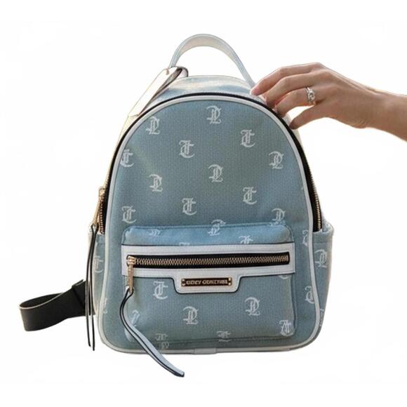 Juicy Couture Handbags - Juicy Couture Light Blue Denim Mini Backpack